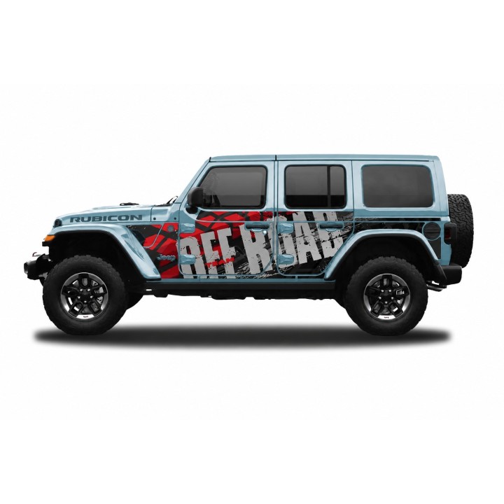 Panele ochronne 48offroad – Jeep Wrangler JLU 4D