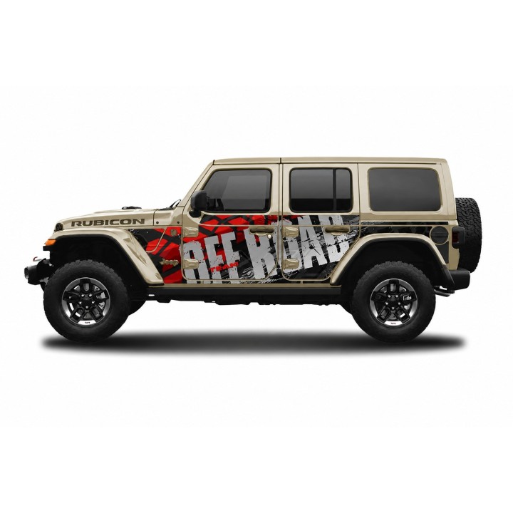 Panele ochronne 48offroad – Jeep Wrangler JLU 4D