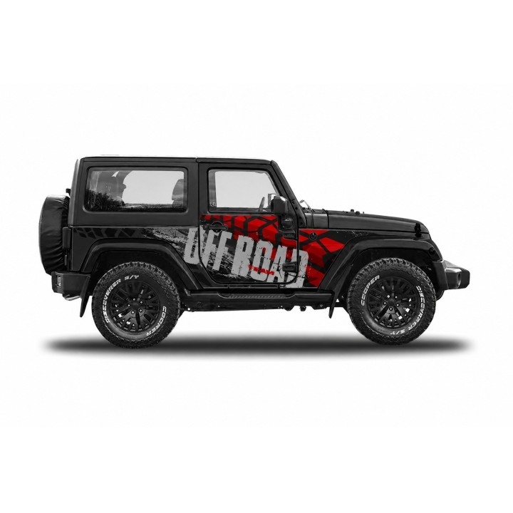Panele ochronne 48offroad – Jeep Wrangler JK 2D