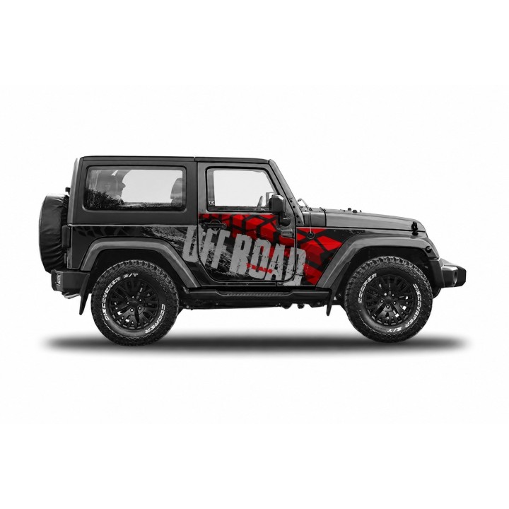 Panele ochronne 48offroad – Jeep Wrangler JK 2D
