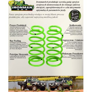 Sprężyny przednie Ironman 4x4 wzmocnione lift 2" TOY048C