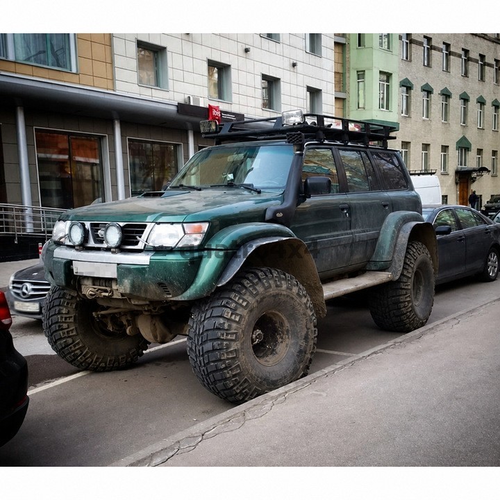 Snorkel Snakeman 4WD lewa strona Nissan Patrol Y61 SNSY61A