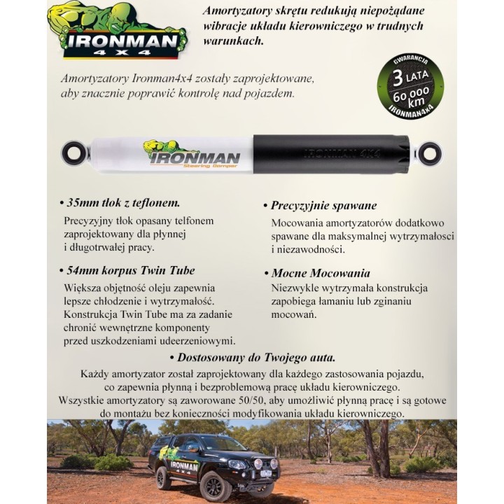 Amortyzator Ironman 4x4 Toyota Land Cruiser VDJ 3525