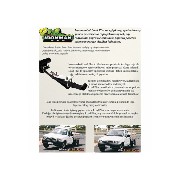 Zestaw dodatkowych PIÓR resorów IRONMAN4X4 ISL6010