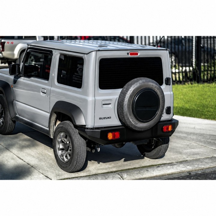 Tylny stalowy zderzak z oświetleniem LED Snakeman 4WD SNBR13