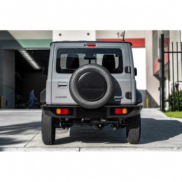 Tylny stalowy zderzak z oświetleniem LED Snakeman 4WD SNBR13