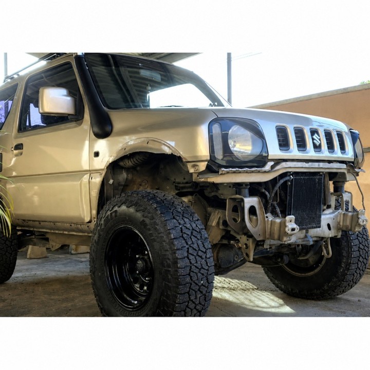 Nadkola poszerzające lldpe - fender flares - snakeman 4WD — Suzuki Jimny Fendery formowane (SNFF008) - ujęcie 7