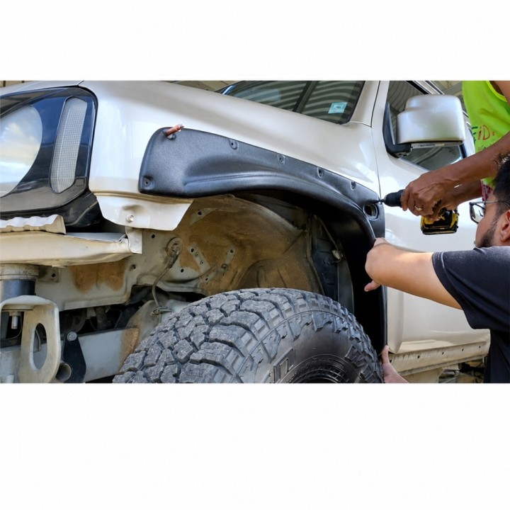Nadkola poszerzające lldpe - fender flares - snakeman 4WD — Suzuki Jimny Fendery formowane (SNFF008) - ujęcie 9