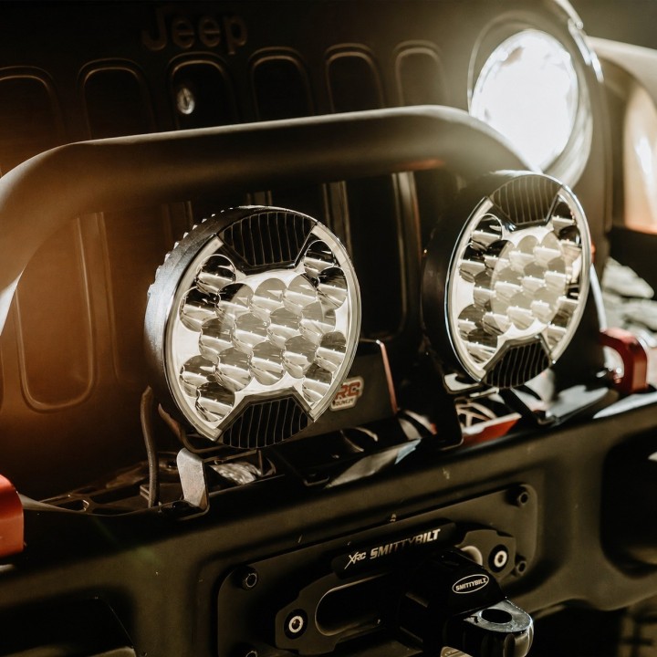 Lampy LED KC HiLites SlimLite 8" — zestaw 2 szt.