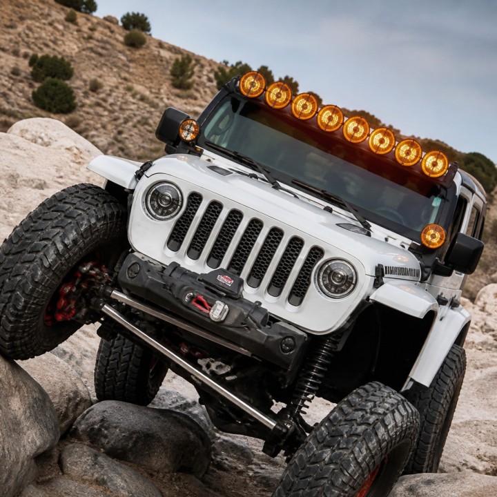 KC HiLiTES Gravity Titan 50" – Jeep Wrangler JL 4xe
