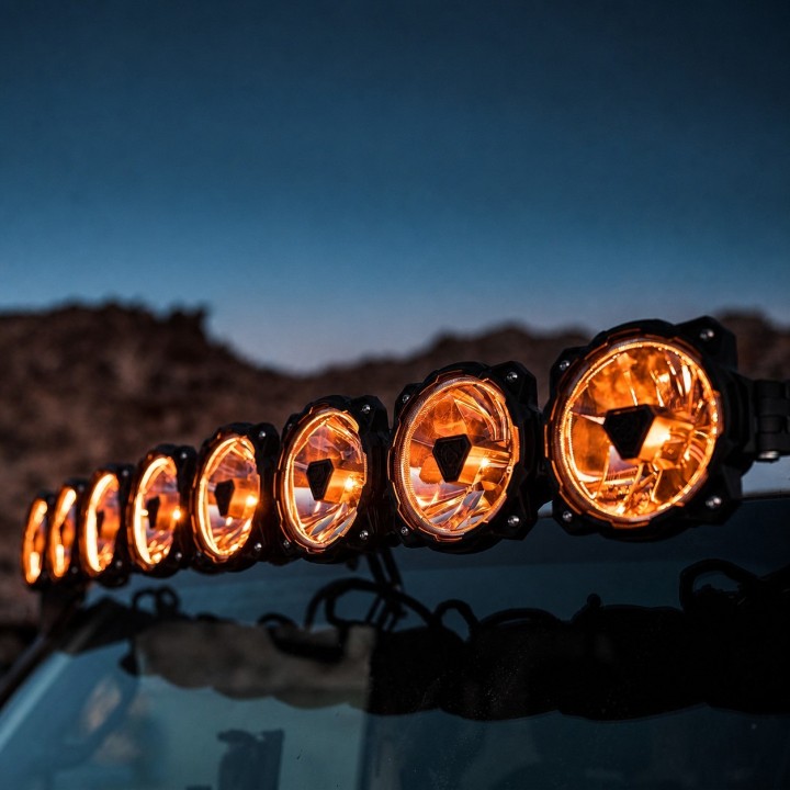 Lampy KC HiLiTES Titan 50" — Jeep Wrangler JK 2007–2017