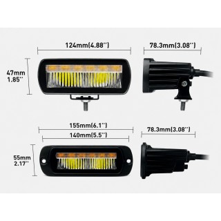 Lampa robocza LED 17 W E9, do zabudowy