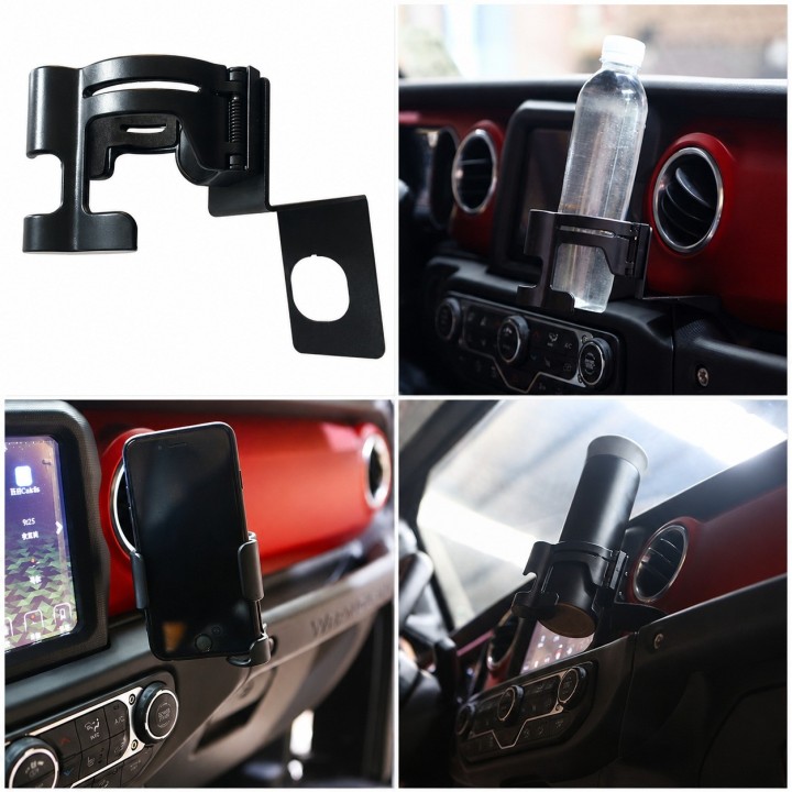 Uchwyt telefonu i kubka – Jeep Wrangler JL, Gladiator