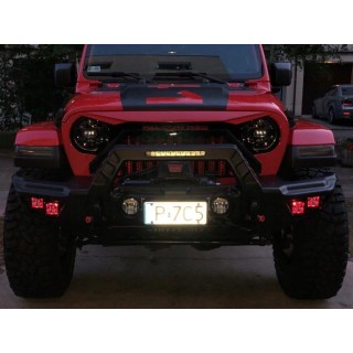 Zderzak przedni stalowy SB style Jeep JL/JT/JK bez PDC