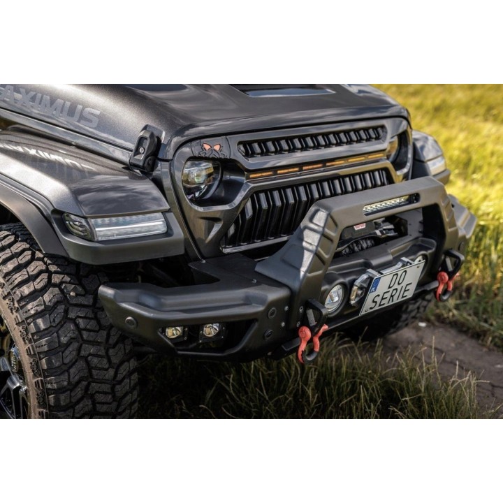 Zderzak przedni stalowy SB style Jeep JL/JT/JK bez PDC
