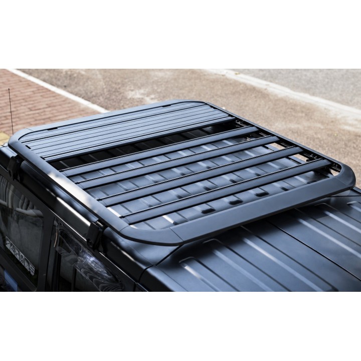 Bagażnik dachowy aluminiowy z drabinką – Jeep Wrangler JLU 2018+ - ujęcie 3