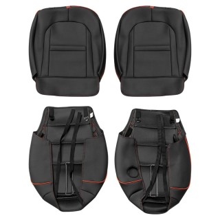 Pokrowce foteli Jeep Wrangler JLU 4D 2018+ czerwone