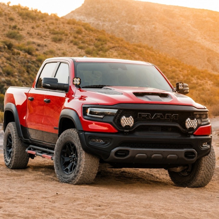 Lampy KC HiLiTES SlimLite 8" Ram 1500 Rebel / TRX 2019+