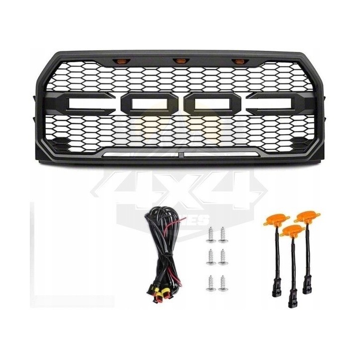 Atrapa grilla Ford F-150 2015–2017 Raptor style z LED