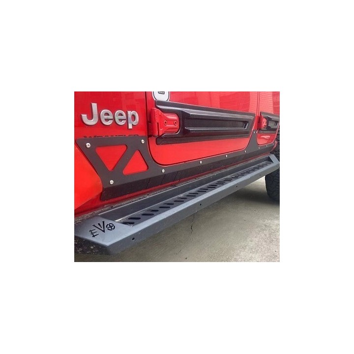 Nakładki progów TopFire Jeep Wrangler JLU 4D