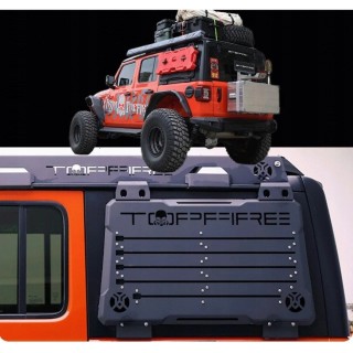 Panele bocznych szyb TopFire Jeep Wrangler JLU P+L