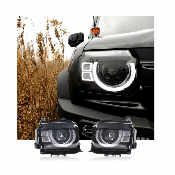 Reflektory LED Defender Style – Jetour T2, komplet