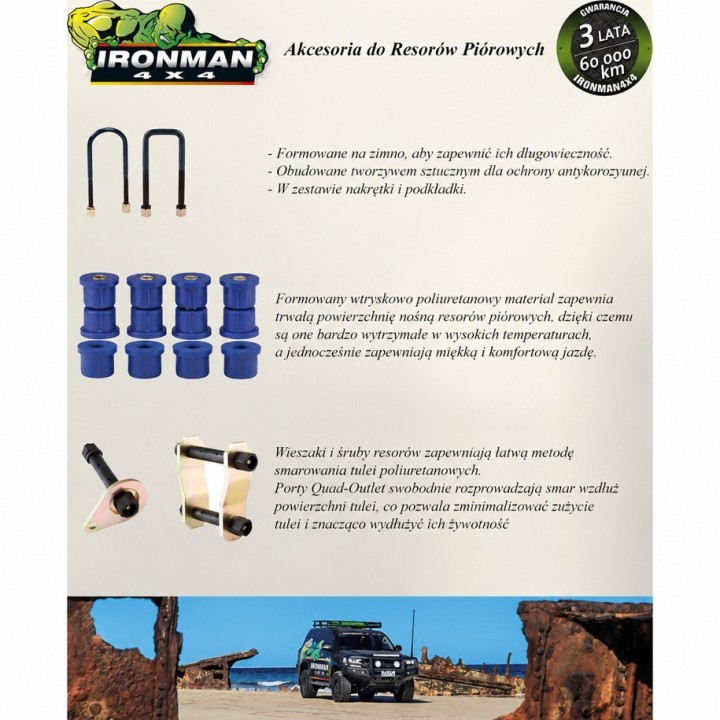 Tuleja tylnego górnego wahacza Ironman 4x4 — Toyota Land Cruiser (844RT) - ujęcie 3