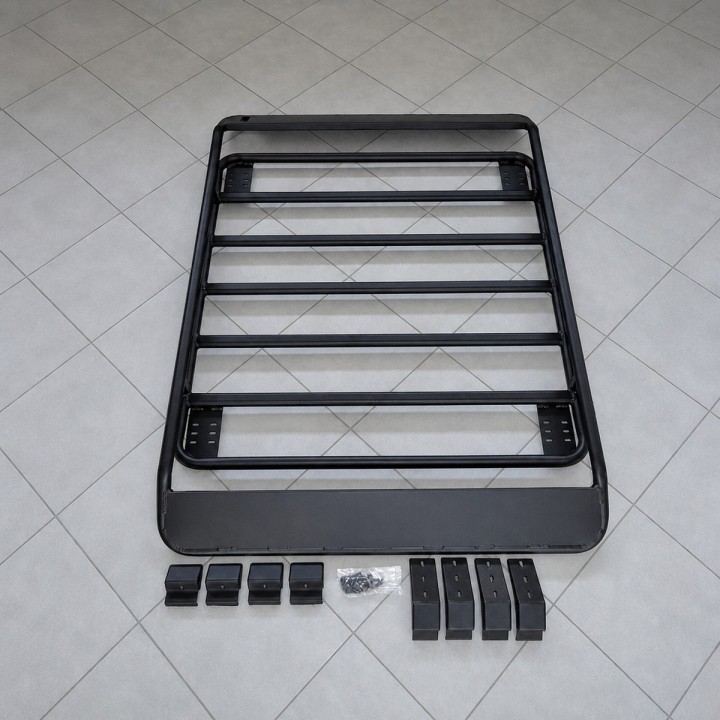 Bagażnik dachowy aluminiowy z relingami Snakeman 4WD SNR04