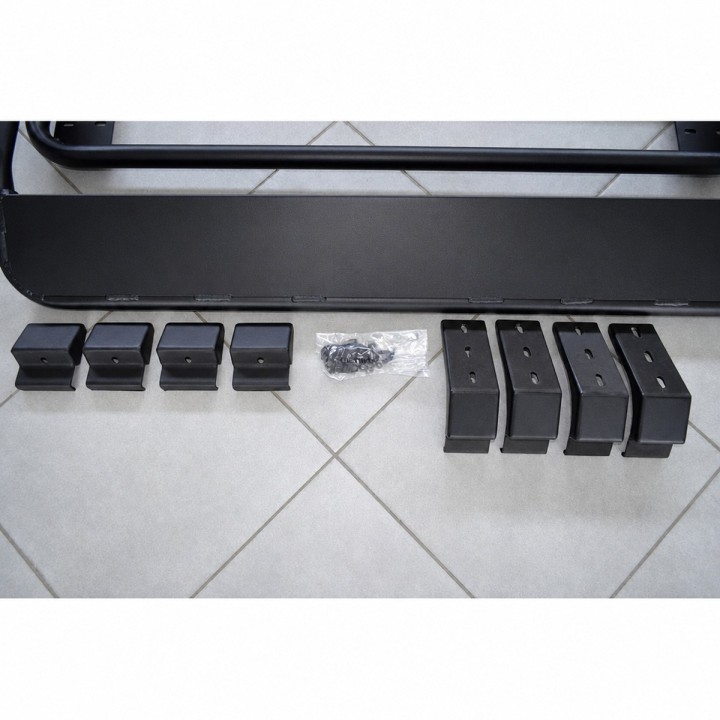 Bagażnik dachowy aluminiowy z relingami Snakeman 4WD SNR04