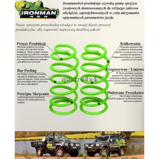 Sprężyny tylne Ironman 4x4 wzmocnione Suzuki Vitara SUZ006B