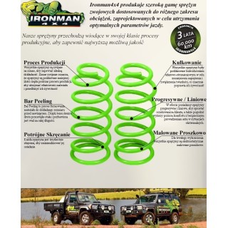Sprężyny tylne Ironman 4x4 Toyota Land Cruiser TOY056B
