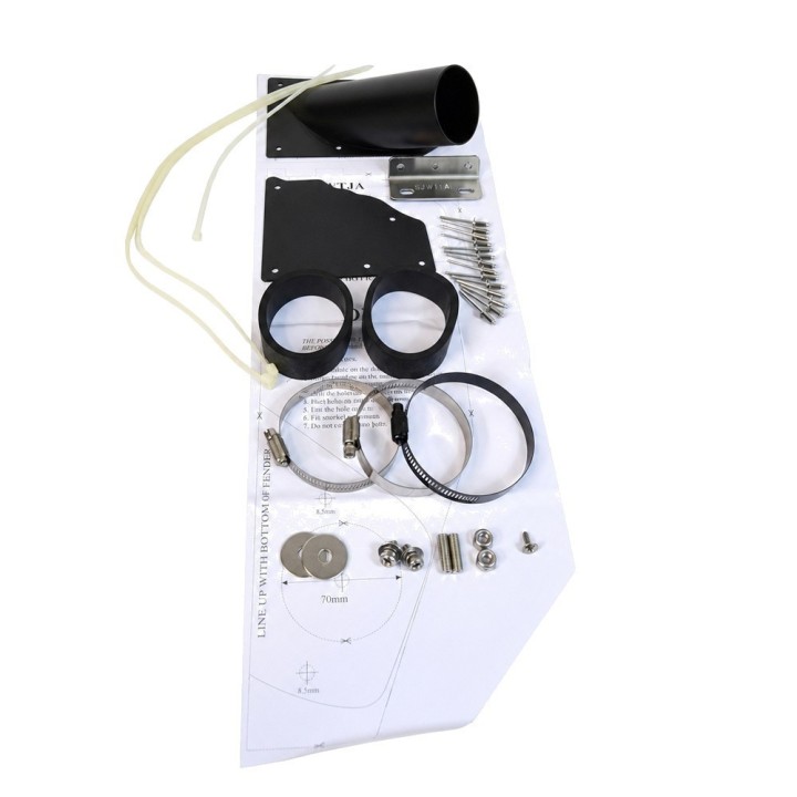 Snorkel Snakeman 4WD prawa strona Jeep Wrangler TJ SNSTJL