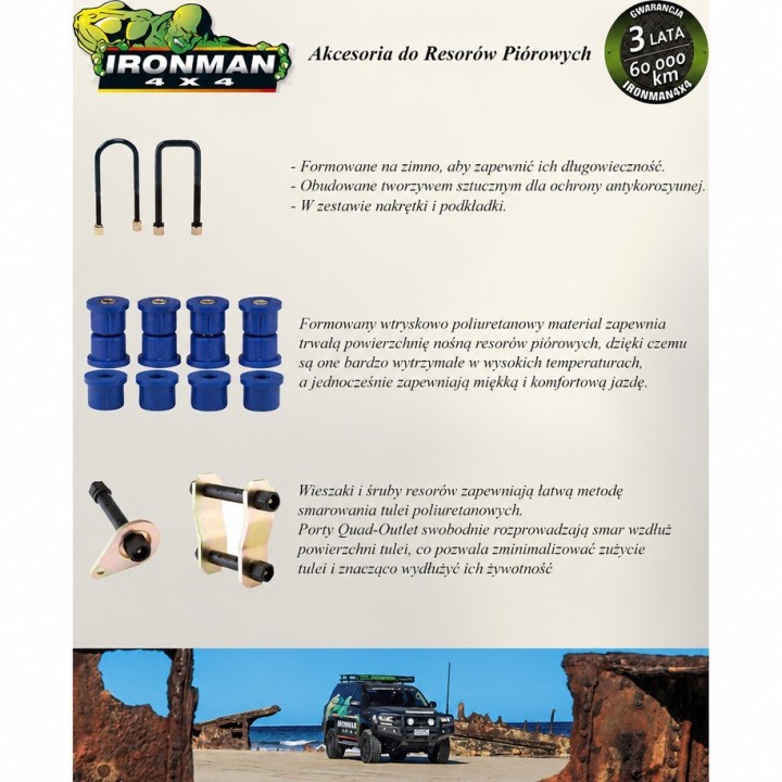 Resor Ironman 4x4 Nissan Patrol Y60/Y61 1100UBKL | Szekla