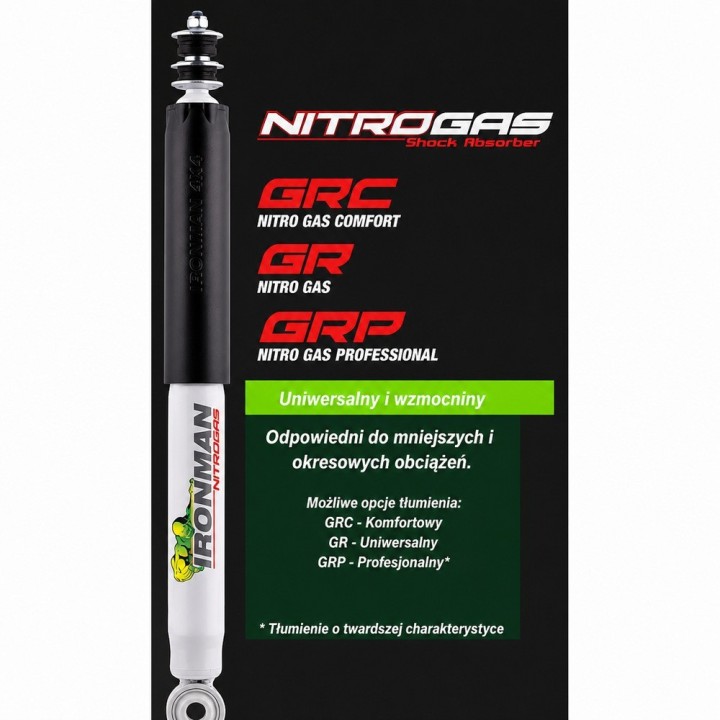Amortyzator tylny Ironman 4x4 Nitro Gas Comfort 12886GRC