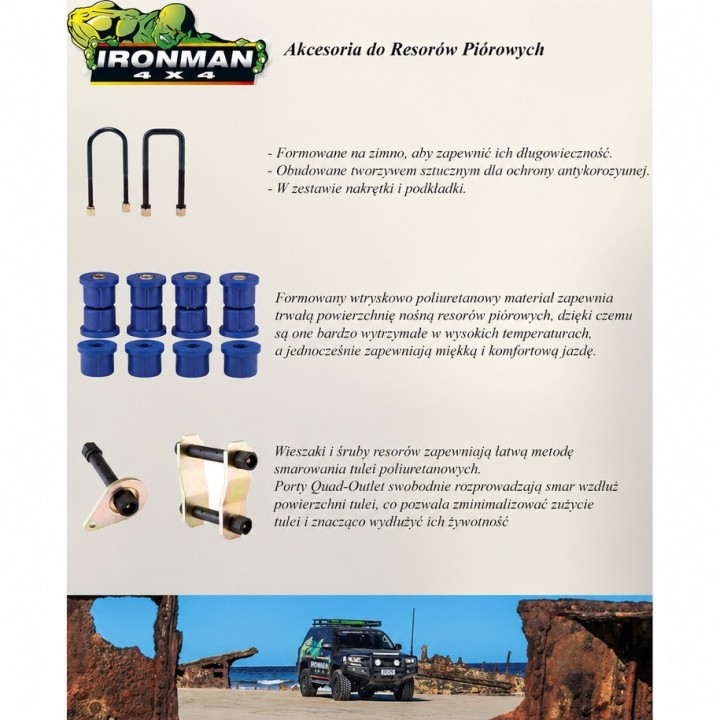 Tylny wieszak resora IRONMAN4X4 — UAZ Patrio, UAZ Hunter (1189) - ujęcie 3