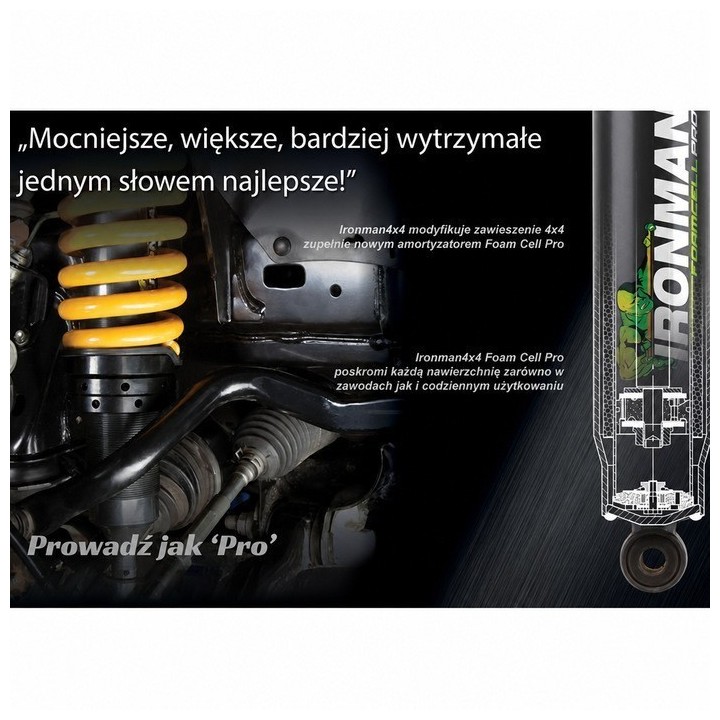 Amortyzator tylny Ironman 4x4 Nissan Navara D40 45717FEP