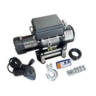 Escape 6000ES Winch 2727 kg with Steel Cable | 12V