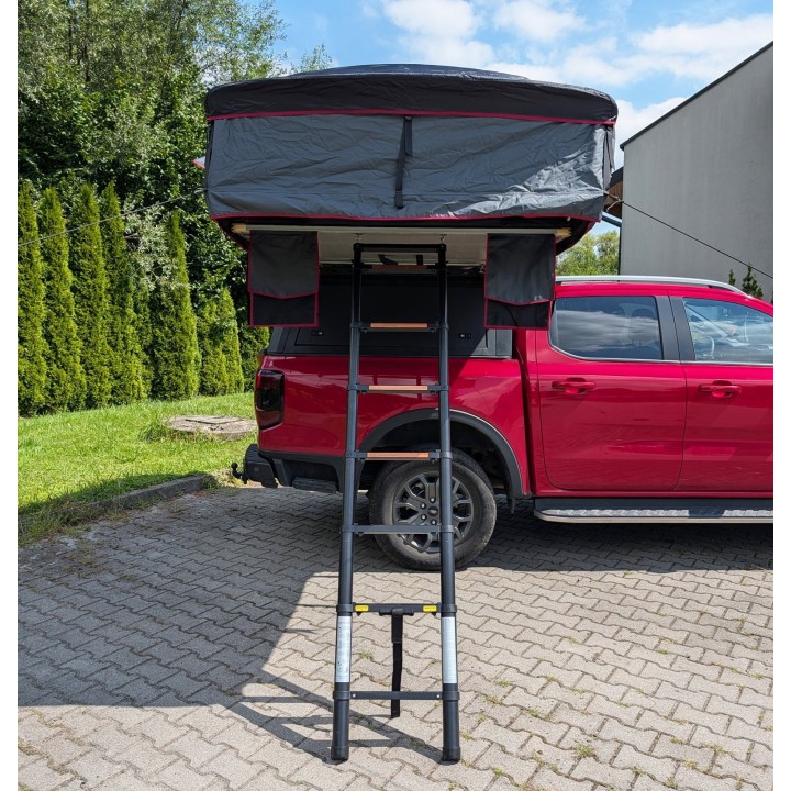Namiot dachowy Escape INDIANA 190 cm LONG szary | Szekla4x4
