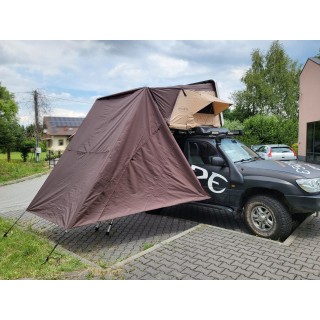 Zadaszenie do namiotu dachowego Escape VARIO 210 cm Brązowe