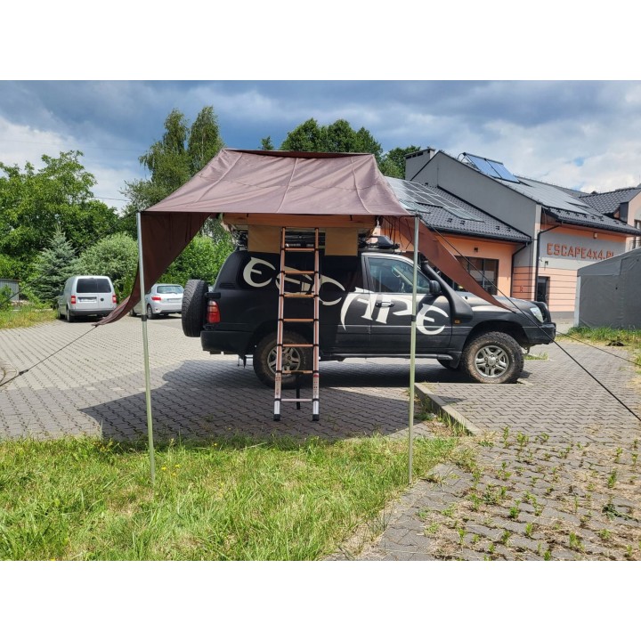 Zadaszenie do namiotu dachowego Escape VARIO 210 cm Brązowe