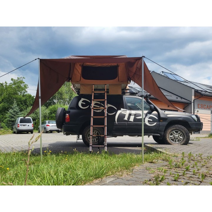 Zadaszenie do namiotu dachowego Escape VARIO 210 cm Brązowe