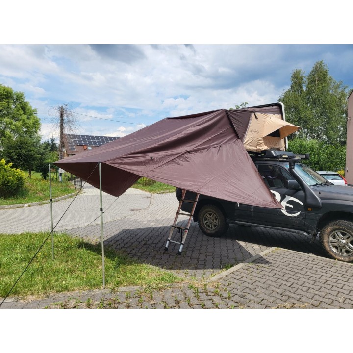 Zadaszenie do namiotu dachowego Escape VARIO 210 cm Brązowe