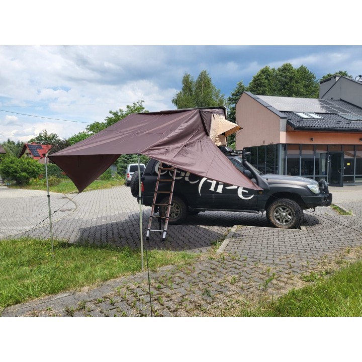 Zadaszenie do namiotu dachowego Escape VARIO 210 cm Brązowe