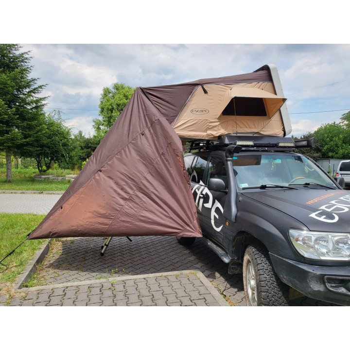 Zadaszenie do namiotu dachowego Escape VARIO 210 cm Brązowe