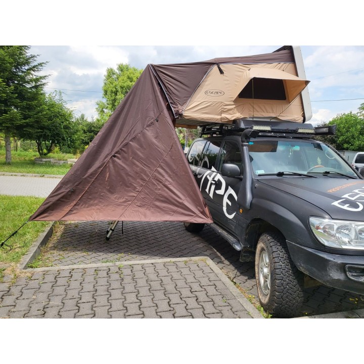 Zadaszenie do namiotu dachowego Escape VARIO 210 cm Brązowe