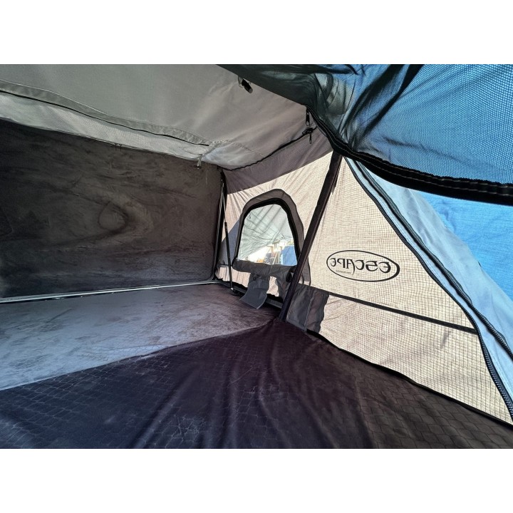 Escape VARIO 160 cm szary, czarna pokrywa – namiot dachowy