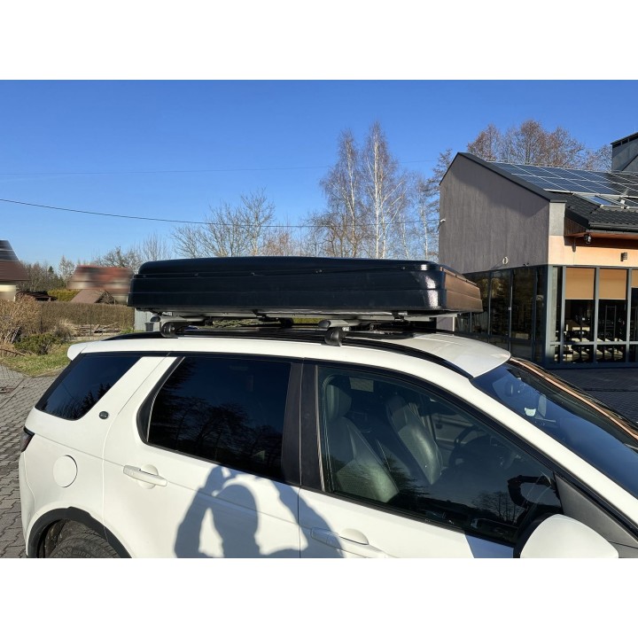 Escape VARIO 160 cm szary, czarna pokrywa – namiot dachowy
