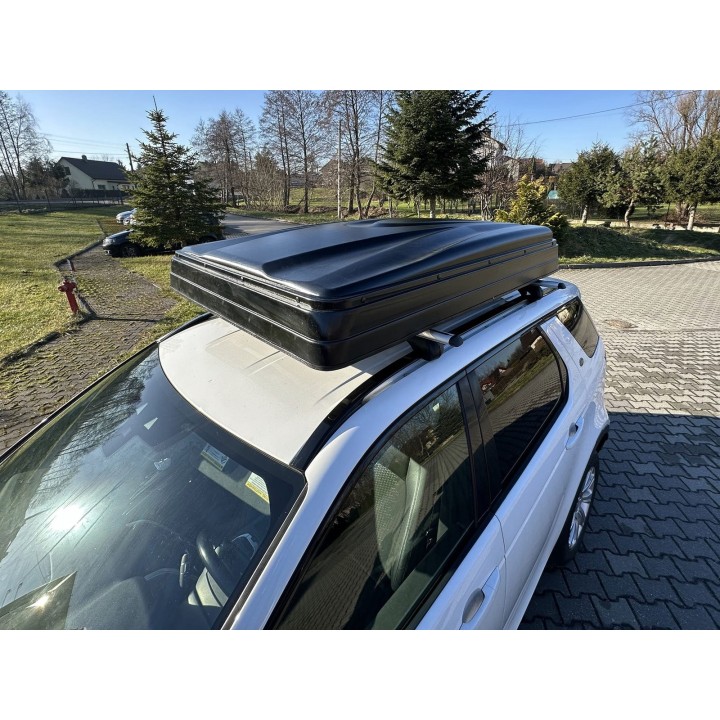 Escape VARIO 160 cm szary, czarna pokrywa – namiot dachowy