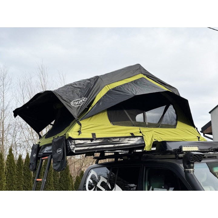 Escape HYBRID 160 cm zielony – namiot dachowy | Szekla4x4