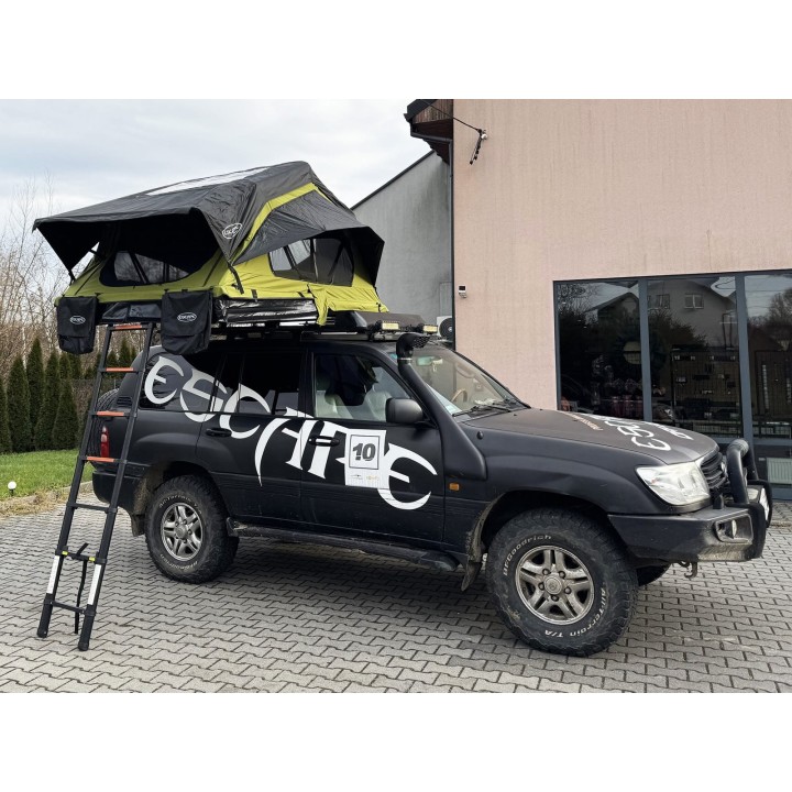 Escape HYBRID 160 cm zielony – namiot dachowy | Szekla4x4